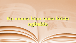 Ka nunna hian ruma krista nghakin