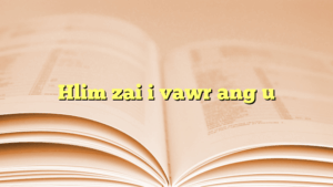 Hlim zai i vawr ang u