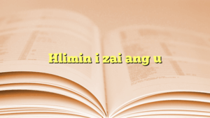 Hlimin i zai ang u