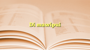 Di mawipui