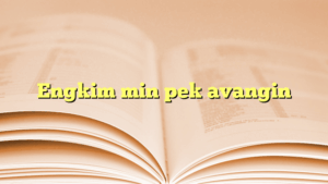 Engkim min pek avangin